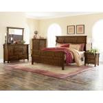 Terrace Panel Bedroom Set 4 Pc - Rustic Burnish Oak
